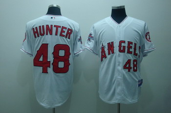 Cheap Los Angeles Angels hunter white Jerseys all star Patch For Sale