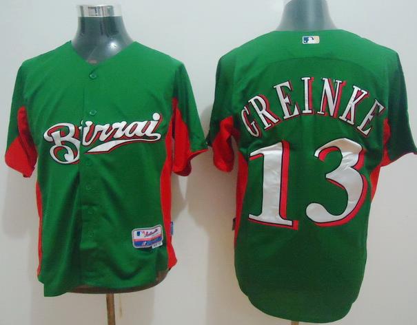 Cheap Milwaukee Brewers 13 Greinke Green MLB Jerseys For Sale