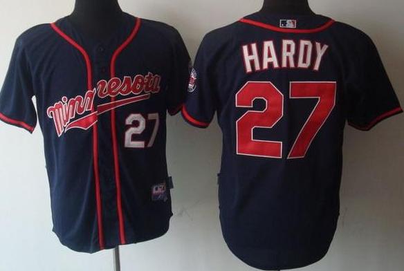 Cheap Minnesota Twins 27 Hardy DK.Blue Jersey For Sale