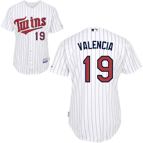 Cheap Minnesota Twins 19 Danny Valencia White Jersey For Sale