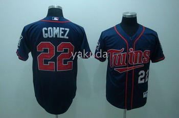Cheap Minnesota Twins 22 Carlos Gomez Dark Blue Baseball Jerseys For Sale