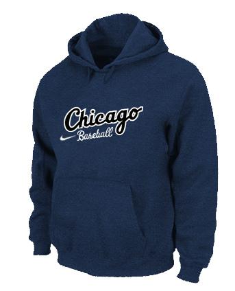 Cheap Chicago White Sox Pullover MLB Hoodie D.Blue For Sale