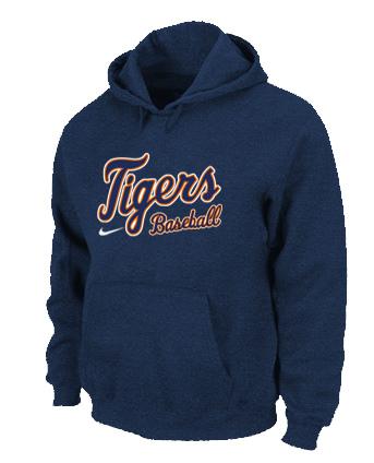 Cheap Detroit Tigers Pullover MLB Hoodie D.Blue For Sale