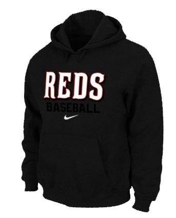 Cheap Cincinnati Reds Pullover MLB Hoodie Black For Sale