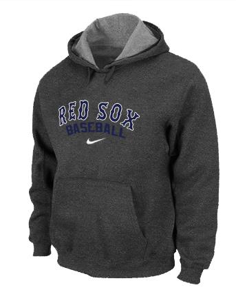 Cheap Boston Red Sox Pullover MLB Hoodie D.GREY For Sale