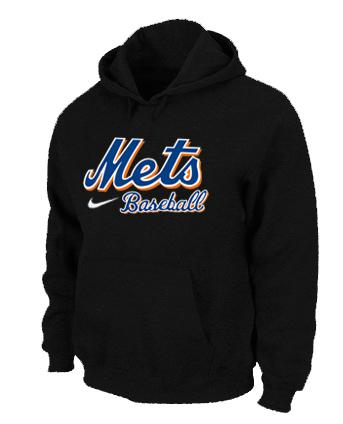 Cheap New York Mets Pullover MLB Hoodie Black For Sale