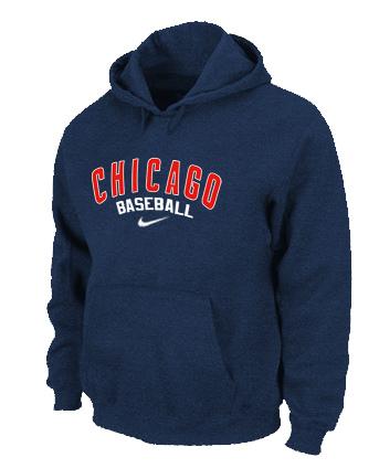 Cheap Chicago Cubs Pullover MLB Hoodie D.Blue For Sale
