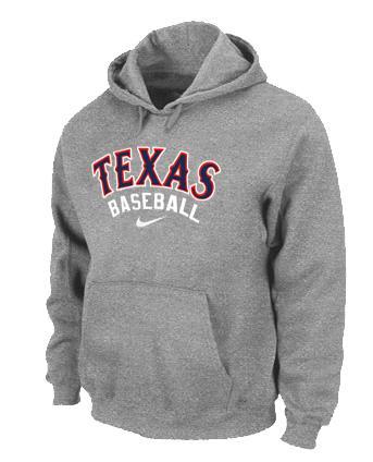 Cheap Texas Rangers Pullover MLB Hoodie Grey For Sale