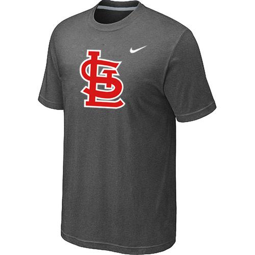 Cheap St.Louis Cardinals Heathered D.Grey Nike Blended MLB Baseball T-Shirt For Sale