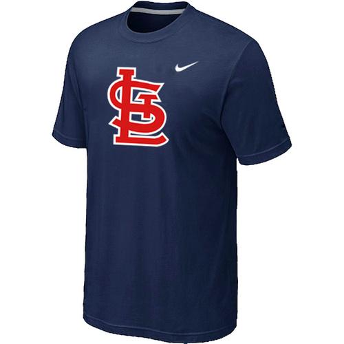 Cheap St.Louis Cardinals Heathered D.Blue Nike Blended MLB Baseball T-Shirt For Sale
