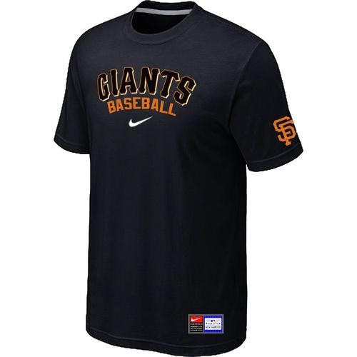 Cheap San Francisco Giants Black Nike Short Sleeve Practice T-Shirt For Sale