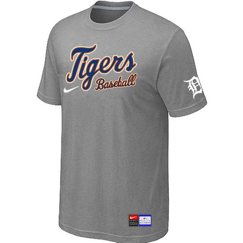 Cheap Detroit Tigers L.Grey Nike Short Sleeve Practice T-Shirt For Sale