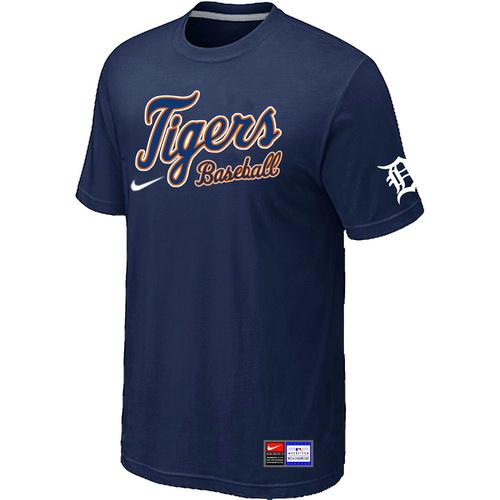 Cheap Detroit Tigers D.Blue Nike Short Sleeve Practice T-Shirt For Sale
