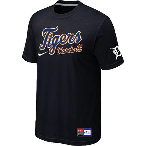 Cheap Detroit Tigers Black Nike Short Sleeve Practice T-Shirt For Sale