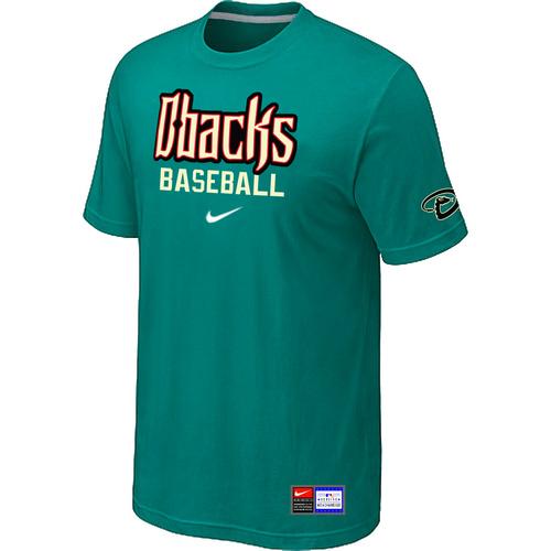 Cheap Arizona Diamondbacks Crimson Green Nike Short Sleeve Practice T-Shirt For Sale