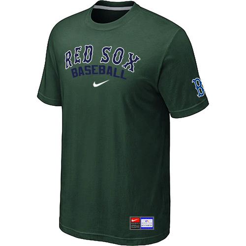 Cheap Boston Red Sox D.Green Nike Short Sleeve Practice T-Shirt For Sale