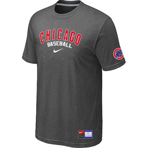 Cheap Chicago Cubs D.Grey Nike Short Sleeve Practice T-Shirt For Sale