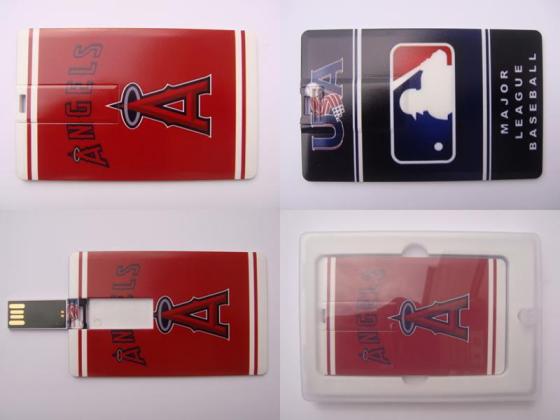 Cheap Los Angeles Angels USB Flash Drive USB 2.0 Memory Credit Card Style For Sale
