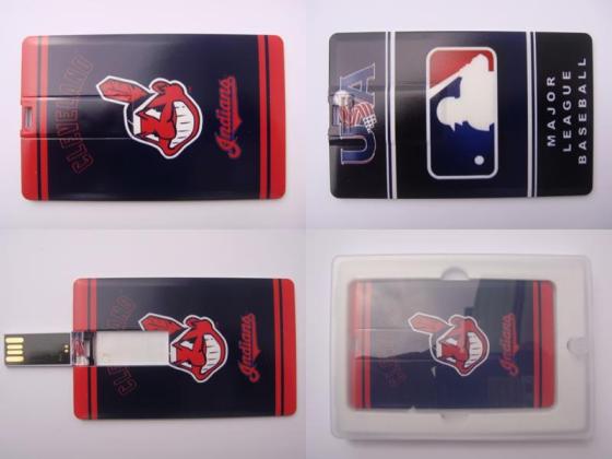 Cheap Cleveland Indians USB Flash Drive USB 2.0 Memory Credit Card Style For Sale