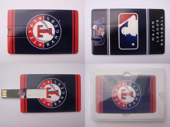 Cheap Texas Rangers USB Flash Drive USB 2.0 Memory Credit Card Style For Sale