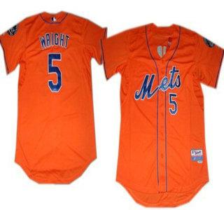 Cheap New York Mets 5 David Wright 2013 Orange MLB Jersey For Sale