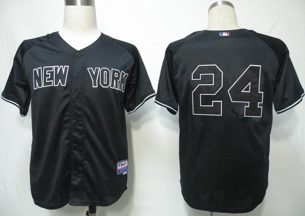 Cheap New York Yankees 24 Cano Black Cool Base MLB Jersey For Sale
