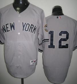 Cheap New York Yankees 12 Ransom Grey Jersey For Sale