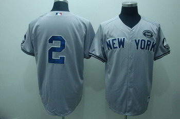 Cheap New York Yankees 2 Derek Jeter Grey Jersey GMS THE BOSS For Sale
