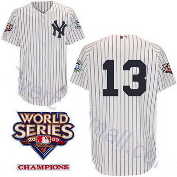 Cheap New York Yankees 13 Alex Rodriguez White jerseys For Sale