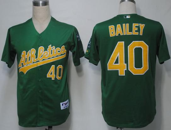 Cheap Oakland Athletics 40 Bailey Green MLB Jersey For Sale