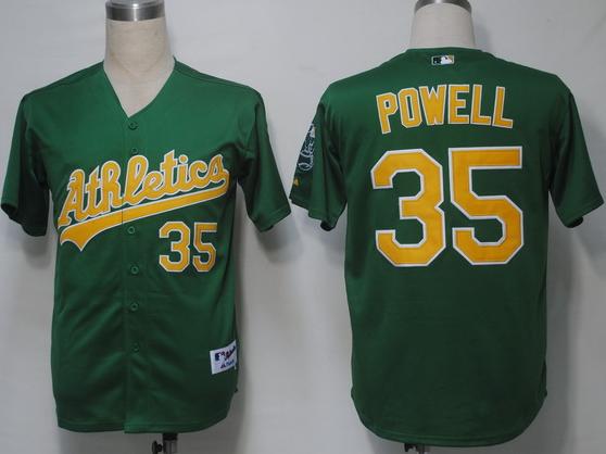 Cheap Oakland Athletics 35 Powell Green MLB Jersey For Sale