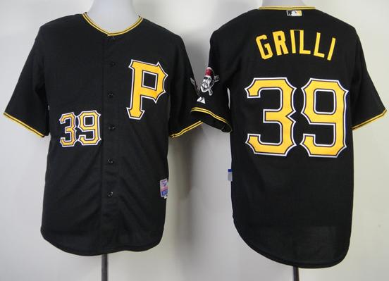 Cheap Pittsburgh Pirates 39 Jason Grilli Black Cool Base MLB Jerseys For Sale