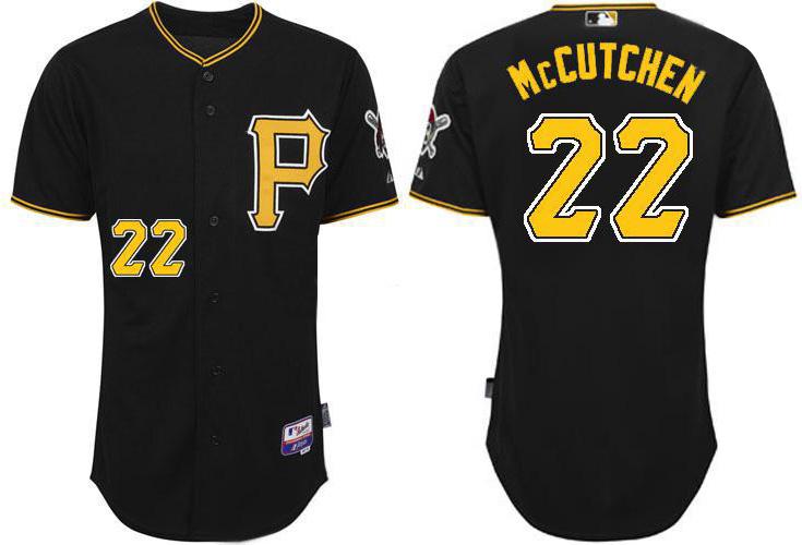 Cheap Pittsburgh Pirates 22 Mccutchen Black Cool Base MLB Jerseys For Sale