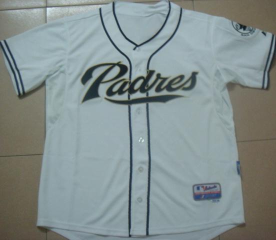 Cheap San Diego Padres Blank White MLB Jerseys For Sale