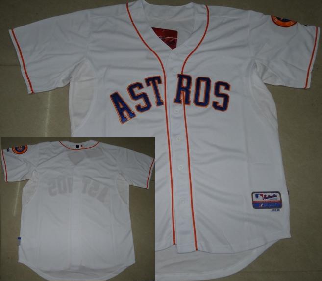 Cheap Houston Astros Blank White MLB Jersey For Sale