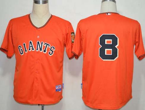 Cheap San Francisco Giants 8 Hunter Pence Orange Cool Base MLB Jersey For Sale