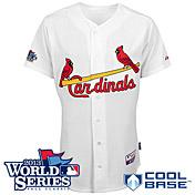 Cheap St. Louis Cardinals Blank White Cool Base MLB Jersey With 2013 World Series Patch For Sale