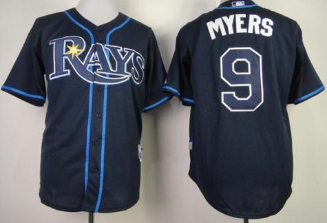 Cheap Tampa Bay Rays 9 Wil Myers Dark Blue Cool Base MLB Jerseys For Sale