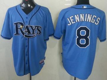 Cheap Tampa Bay Rays 8 Desmond Jennings Light Blue MLB Jerseys For Sale