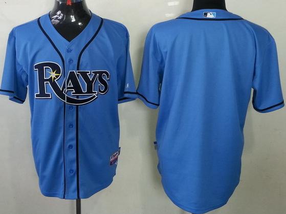 Cheap Tampa Bay Rays Blank Light Blue MLB Jersey For Sale