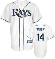 Cheap Tampa Bay Rays 14 Price white MLB Jersey For Sale