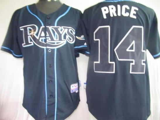 Cheap Tampa Bay Rays 14 Price Dark Blue MLB Jersey For Sale