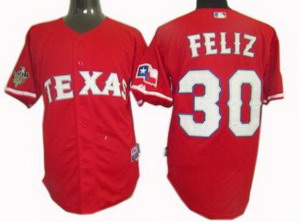 Cheap Texas Rangers 30 Neftali Feliz jerseys red For Sale