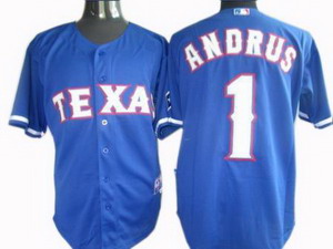 Cheap Texas Rangers 1 Elvis Andrus Jersey blue For Sale