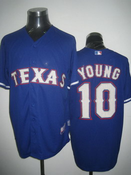 Cheap Texas Rangers 10 Young Blue Jerseys For Sale