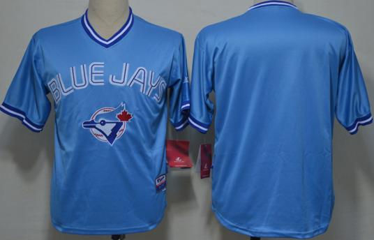 Cheap Toronto Blue Jays Blank Blue Throwback M&N MLB Jerseys For Sale