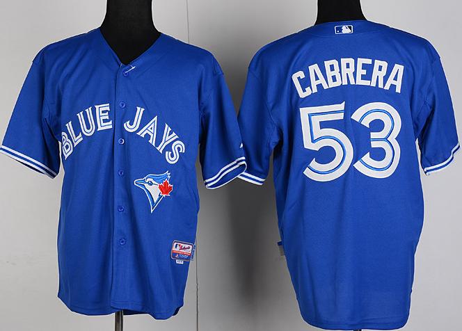 Cheap Toronto Blue Jays 53 Melky Cabrera Blue Cool Base MLB Jerseys For Sale