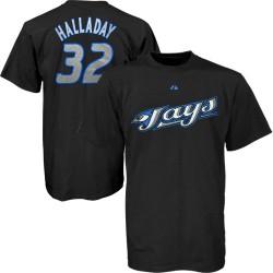 Cheap Toronto Blue Jays 32 Roy Halladay black jerseys For Sale