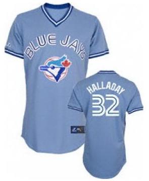 Toronto Blue Jays 32 Harry Halladay Blue Jersey