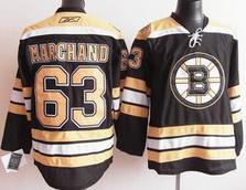 Cheap Boston Bruins 63 Marchand Black Jersey For Sale